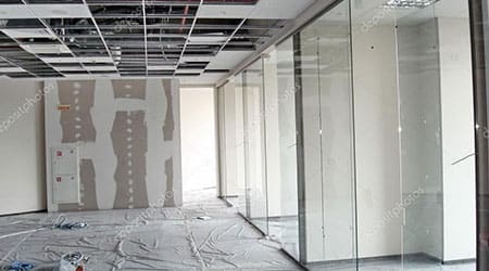 Building finishing works