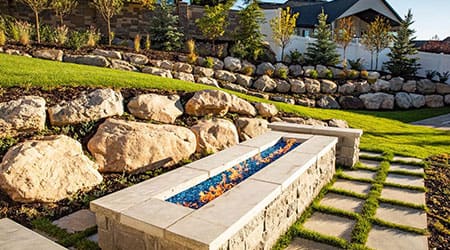 Hardscaping works